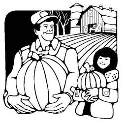Coloring page: Farmer (Jobs) #96211 - Printable coloring pages