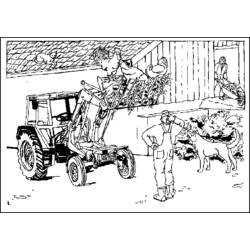 Coloring page: Farmer (Jobs) #96297 - Printable coloring pages