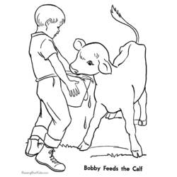 Coloring page: Farmer (Jobs) #96439 - Printable coloring pages