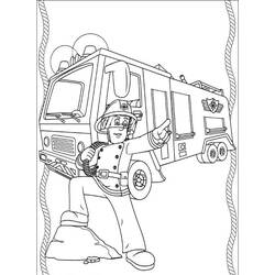 Coloring page: Firefighter (Jobs) #105595 - Free Printable Coloring Pages