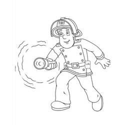 Coloring page: Firefighter (Jobs) #105604 - Free Printable Coloring Pages