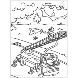 Coloring page: Firefighter (Jobs) #105613 - Free Printable Coloring Pages