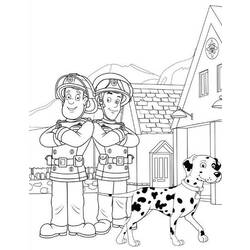 Coloring page: Firefighter (Jobs) #105616 - Free Printable Coloring Pages