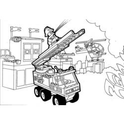 Coloring page: Firefighter (Jobs) #105672 - Printable Coloring Pages