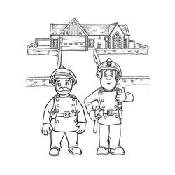 Coloring page: Firefighter (Jobs) #105711 - Free Printable Coloring Pages