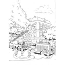 Coloring page: Firefighter (Jobs) #105737 - Free Printable Coloring Pages