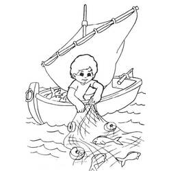 Coloring page: Fisherman (Jobs) #103956 - Printable coloring pages