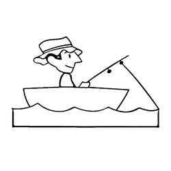 Coloring page: Fisherman (Jobs) #103959 - Printable coloring pages