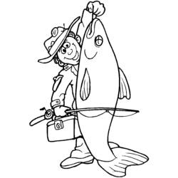 Coloring page: Fisherman (Jobs) #103997 - Printable coloring pages