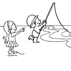 Coloring page: Fisherman (Jobs) #104057 - Free Printable Coloring Pages