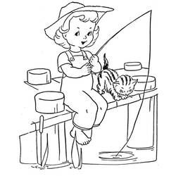 Coloring page: Fisherman (Jobs) #104092 - Printable coloring pages