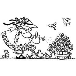 Coloring page: Gardener (Jobs) #98612 - Printable coloring pages