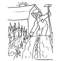 Coloring page: Gardener (Jobs) #98766 - Printable coloring pages