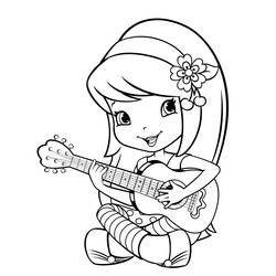 Coloring page: Guitarist (Jobs) #98082 - Printable coloring pages