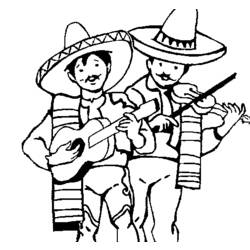 Coloring page: Guitarist (Jobs) #98127 - Printable coloring pages
