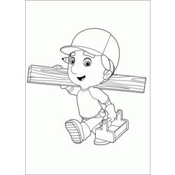 Coloring page: Handyman (Jobs) #90206 - Printable coloring pages