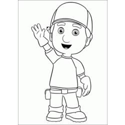 Coloring page: Handyman (Jobs) #90221 - Printable coloring pages
