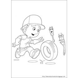 Coloring page: Handyman (Jobs) #90230 - Printable coloring pages