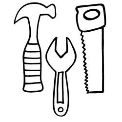 Coloring page: Handyman (Jobs) #90242 - Printable coloring pages