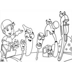 Coloring page: Handyman (Jobs) #90282 - Printable coloring pages