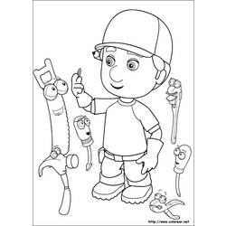 Coloring page: Handyman (Jobs) #90431 - Printable coloring pages