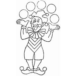 Coloring page: Juggler (Jobs) #99220 - Printable coloring pages