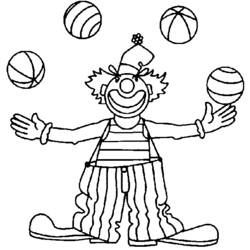 Coloring page: Juggler (Jobs) #99237 - Printable coloring pages