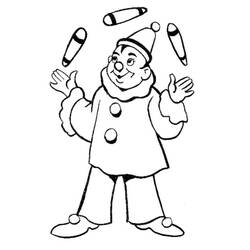 Coloring page: Juggler (Jobs) #99238 - Printable coloring pages