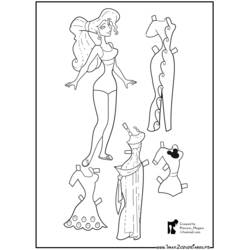 Coloring page: Mannequin (Jobs) #101495 - Printable coloring pages