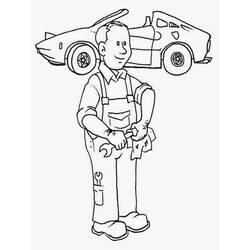 Coloring page: Mechanic (Jobs) #101781 - Printable coloring pages