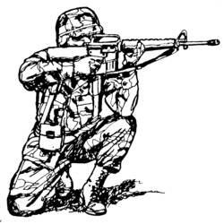 Coloring page: Military (Jobs) #102123 - Printable coloring pages