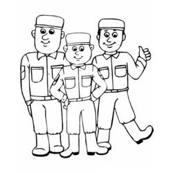 Coloring page: Military (Jobs) #102206 - Printable coloring pages