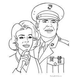 Coloring page: Military (Jobs) #102369 - Printable coloring pages