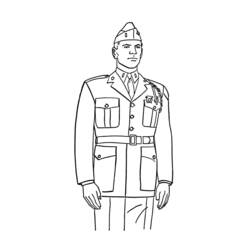 Coloring page: Military (Jobs) #102381 - Printable coloring pages