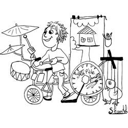 Coloring page: Musician (Jobs) #102468 - Printable coloring pages