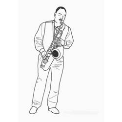 Coloring page: Musician (Jobs) #102493 - Printable coloring pages