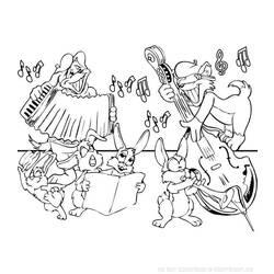 Coloring page: Musician (Jobs) #102520 - Printable coloring pages