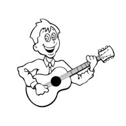 Coloring pages: Musician - Printable coloring pages