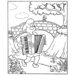 Coloring page: Musician (Jobs) #102639 - Printable coloring pages