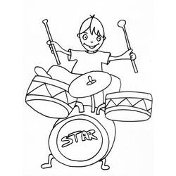 Coloring page: Musician (Jobs) #102713 - Printable coloring pages