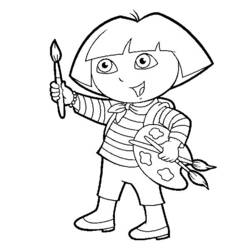 Coloring page: Painter (Jobs) #104312 - Printable coloring pages