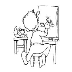 Coloring page: Painter (Jobs) #104345 - Printable coloring pages