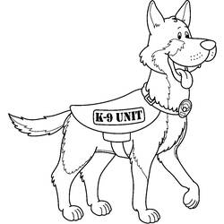 Coloring page: Police Officer (Jobs) #105399 - Printable coloring pages