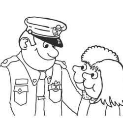 Coloring page: Police Officer (Jobs) #105400 - Printable coloring pages