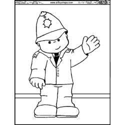 Coloring page: Police Officer (Jobs) #105404 - Free Printable Coloring Pages