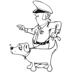 Coloring page: Police Officer (Jobs) #105427 - Free Printable Coloring Pages