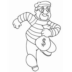 Coloring page: Police Officer (Jobs) #105461 - Printable coloring pages