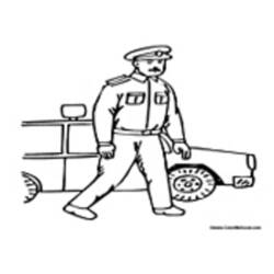 Coloring page: Police Officer (Jobs) #105468 - Free Printable Coloring Pages