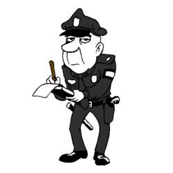 Coloring page: Police Officer (Jobs) #105483 - Free Printable Coloring Pages
