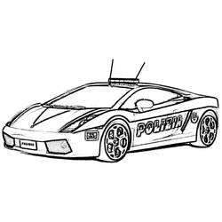 Coloring page: Police Officer (Jobs) #105495 - Printable coloring pages